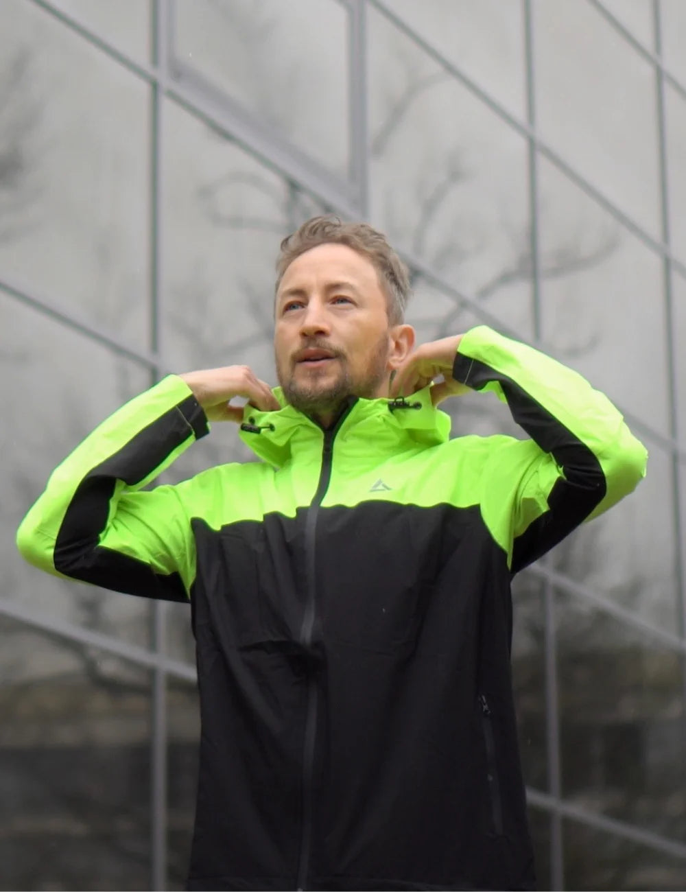 Herren Regenjacke + Laufhose Thermo Tight