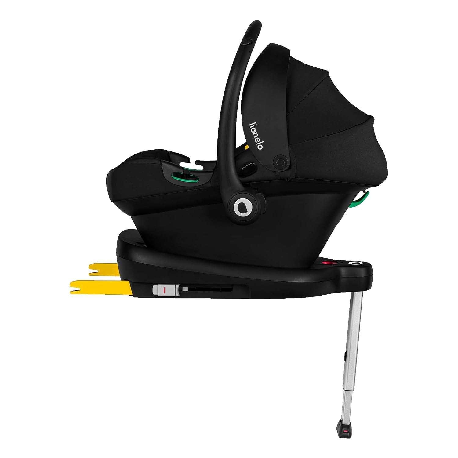 LIONELO ASTRID i-Size SET Seggiolino Auto con Base 40-87 cm Ovetto ISOFIX, Cinture a 3 Punti, Protezione Laterale, Riduttore Dri-Seat, i-Size R129