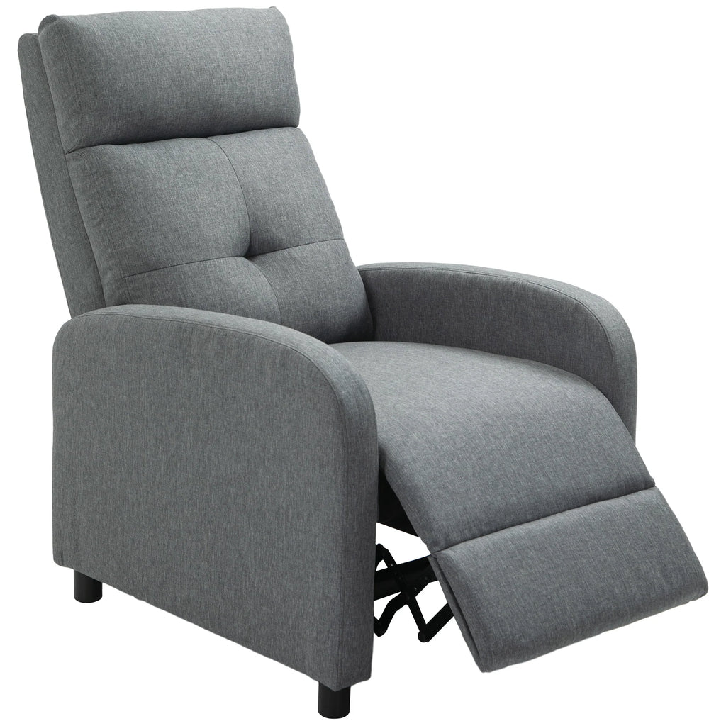 HOMCOM Relaxsessel mit Liegefunktion Grau
