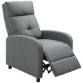 HOMCOM Relaxsessel mit Liegefunktion Grau