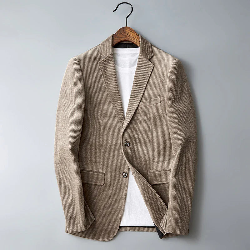 Blazer di velluto a coste chic da uomo