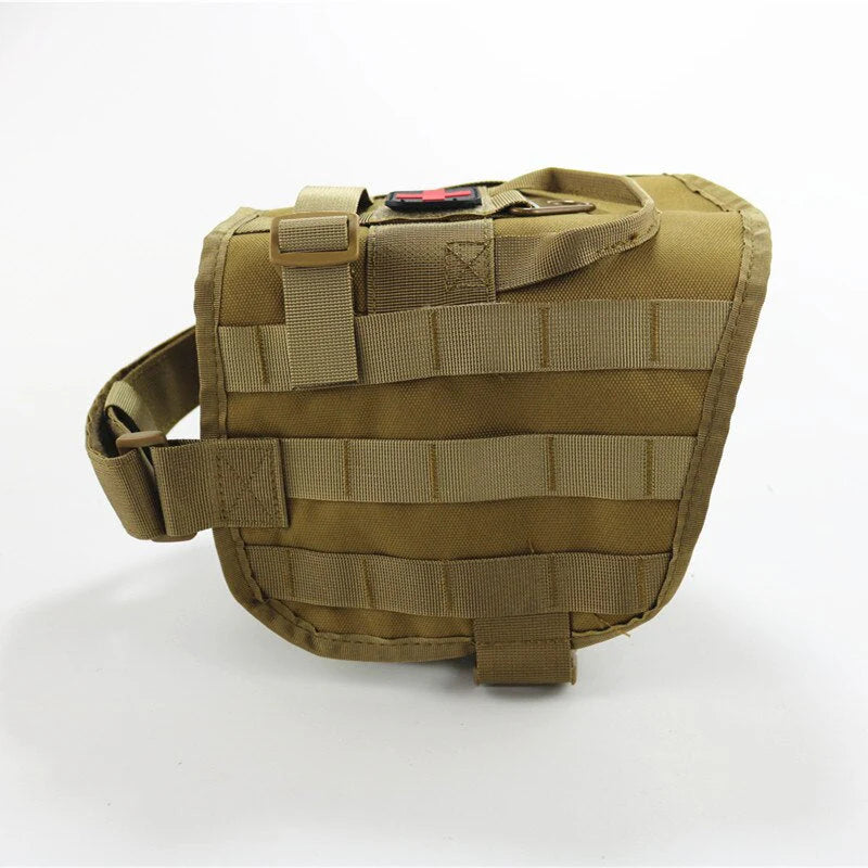 Pettorina Tattica Militare Robusta per Cani con Design Regolabile