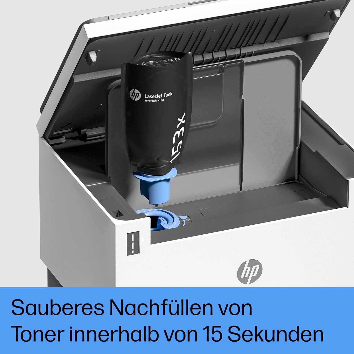 HP Laserjet Tank MFP 2604dw Laserdrucker, Drucker, Scanner, Kopierer, HP Smart App, inklusive Original HP Toner für bis zu 5000 Seiten, 23 Seiten/Min, beidseitig drucken, bis 600 x 600 DPI, Monochrom