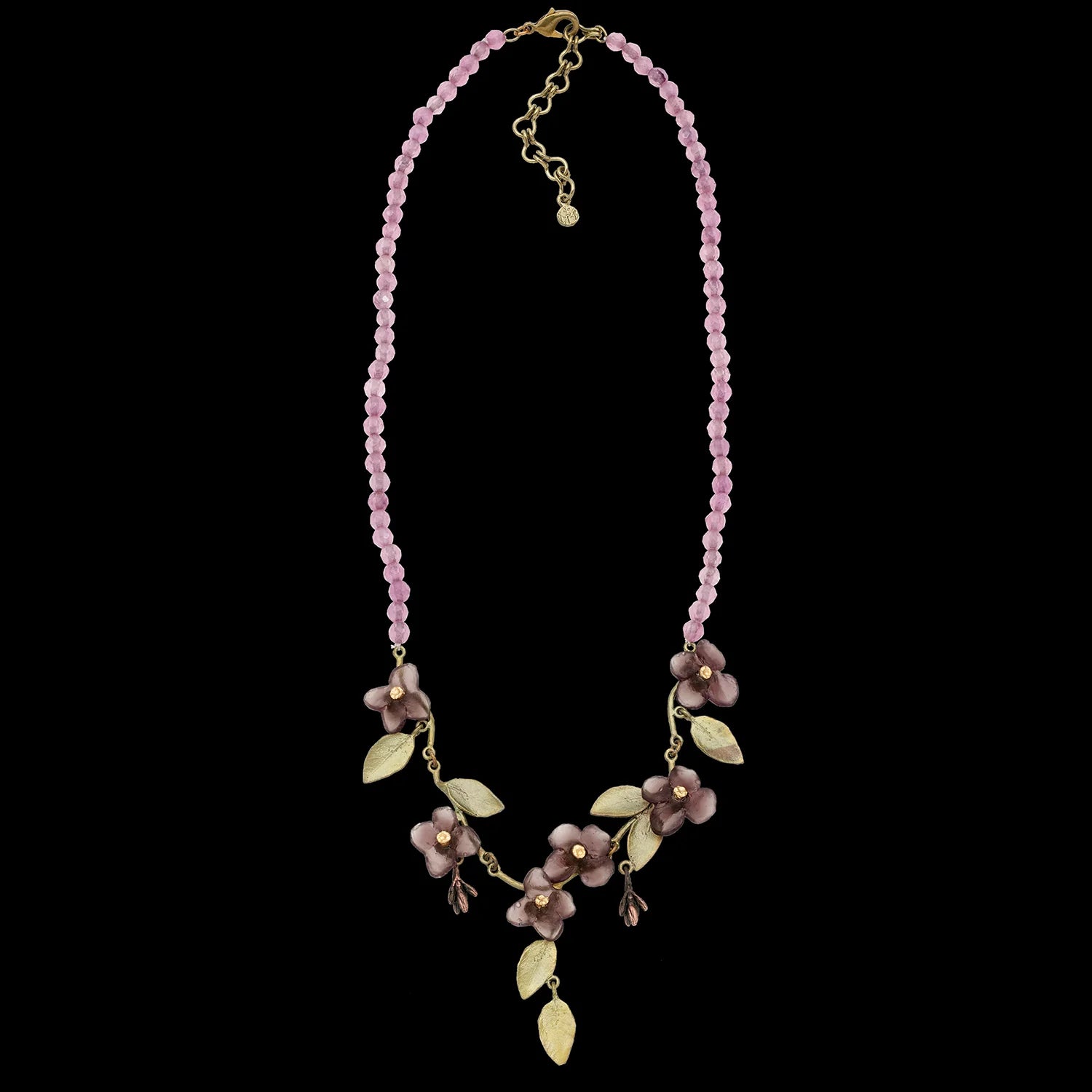 Lignum Vitae (Guaiaco) - Collana di perle di giada