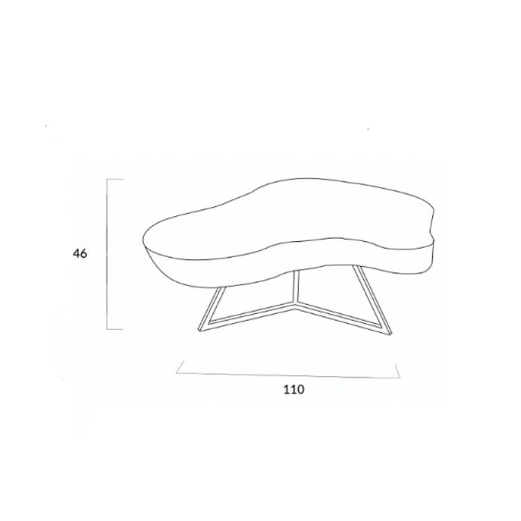 Couchtisch Baumscheibe DILAS  110 x 110 cm