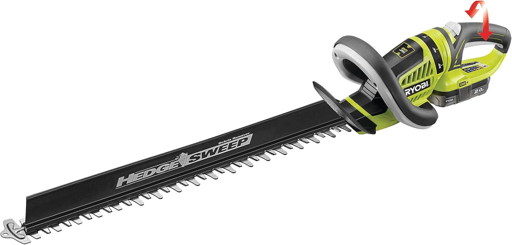 18 V ONE+ Akku-Heckenschere RY18HT50A-0 (Schnittgeschwindigkeit 1350 U/min, Messerlnge 50 cm, 24 mm Messerabstand, ohne Akku & Ladegert im Karton), Grün