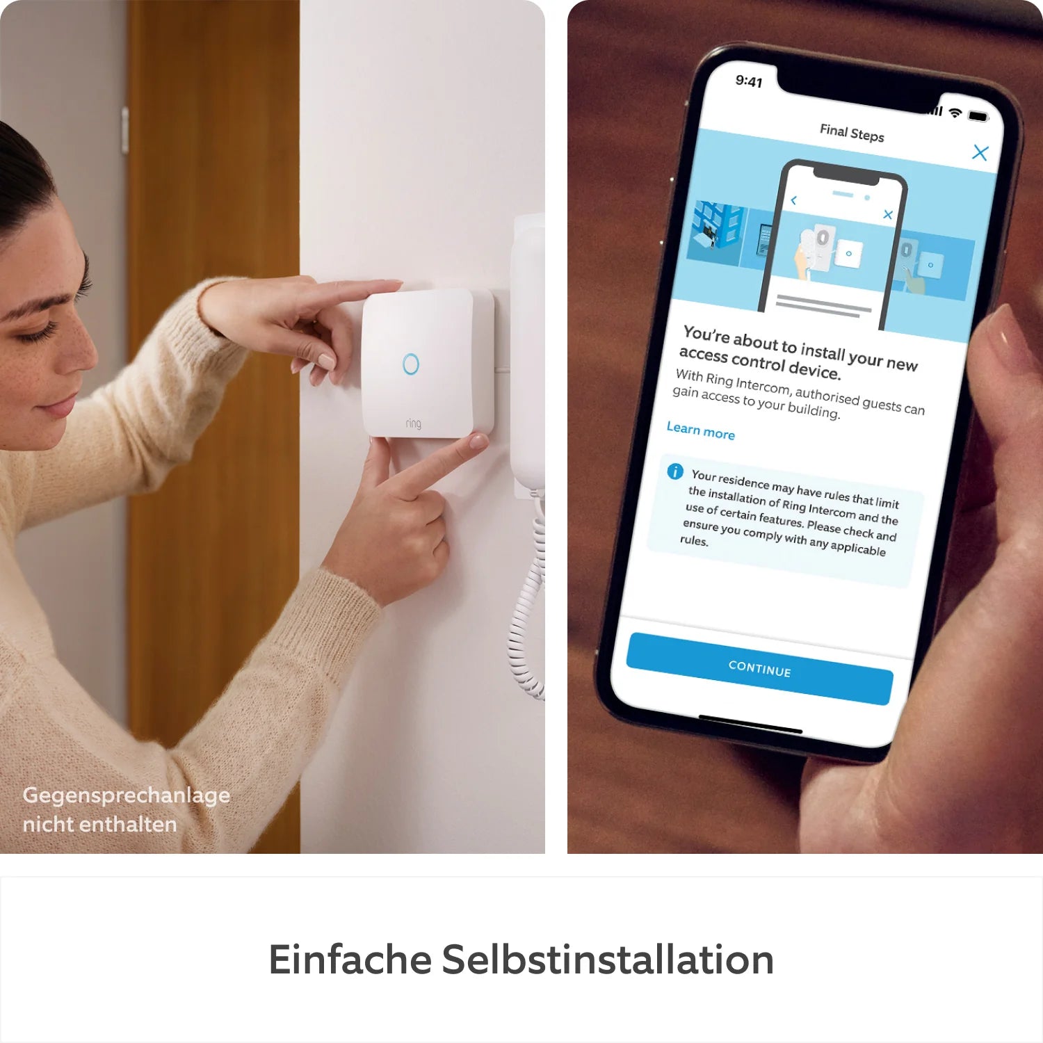 Ring Video-Türspion (34-55mm) + Ring Intercom (Door View Cam + Ring Intercom)
