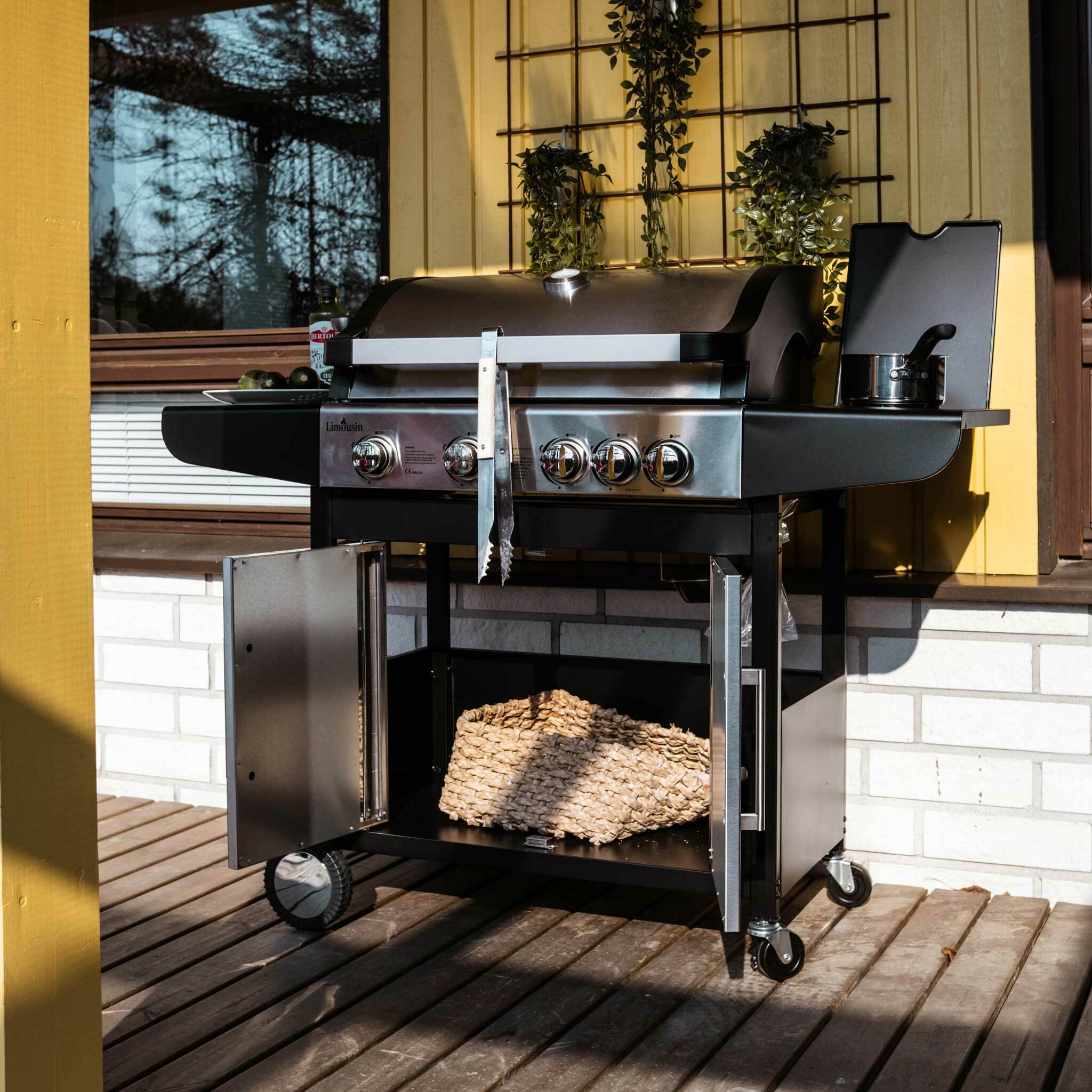 Limousin Barbecue a gas Royal 4+1 Inox