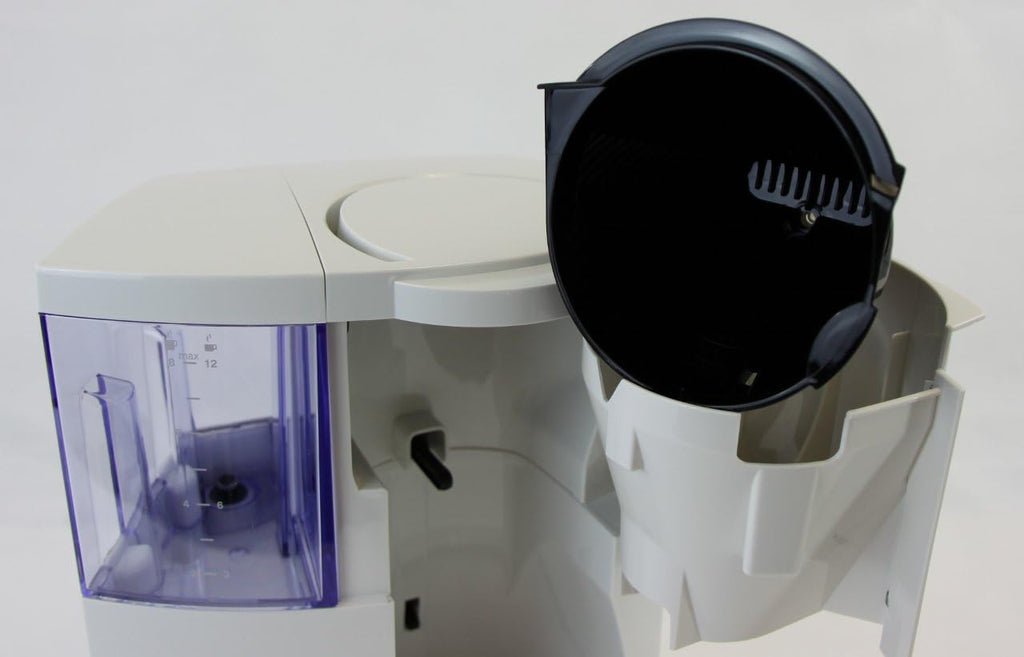 Melitta Optima Timer – Macchina da caffè con timer, macchina da caffè americano con caraffa in vetro e serbatoio dell'acqua rimovibile, per un massimo di 8 tazze di caffè, nero