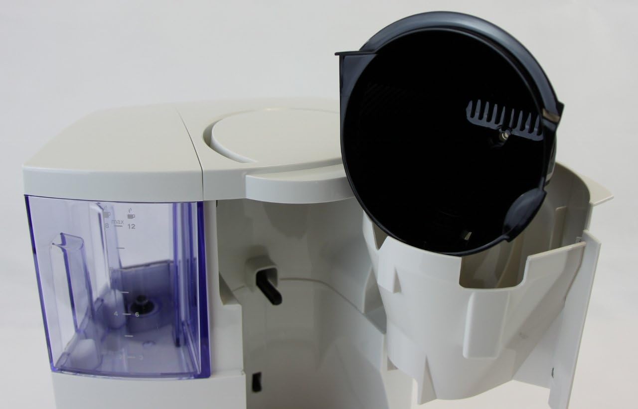 Melitta Optima Timer – Macchina da caffè con timer, macchina da caffè americano con caraffa in vetro e serbatoio dell'acqua rimovibile, per un massimo di 8 tazze di caffè, nero