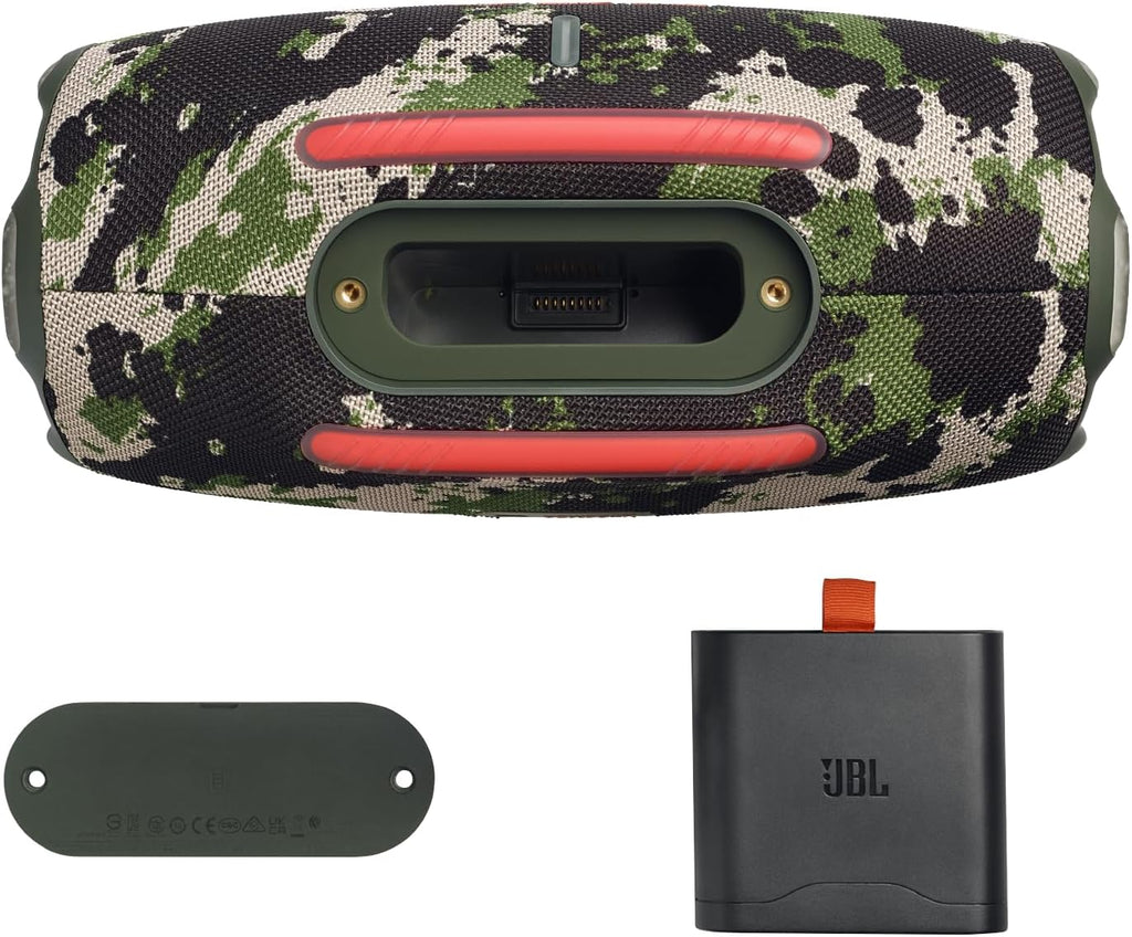 JBL Xtreme 4 Altoparlante portatile in colorazione Camouflage – Cassa portatile Bluetooth con bassi profondi, AI Sound Boost e power bank integrato – Impermeabile e resistente alla polvere – 24 ore di autonomia