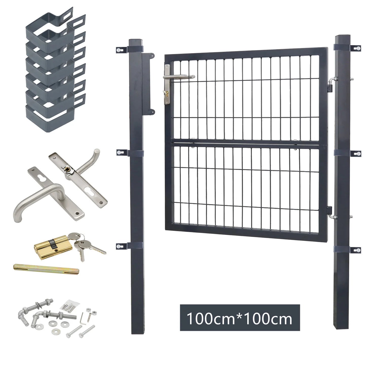 Sonnewelt Cancelletto Giardino Cancello Antracite Incl. Serratura