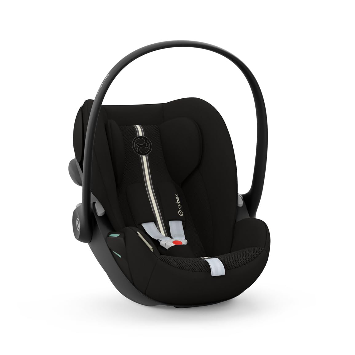 CYBEX Gold Seggiolino auto Cloud G i-Size Comfort, con riduttore per neonato, dalla nascita a circa 24 mesi, per bambini da 40 cm a 87 cm, max. 13 kg, Moon Black