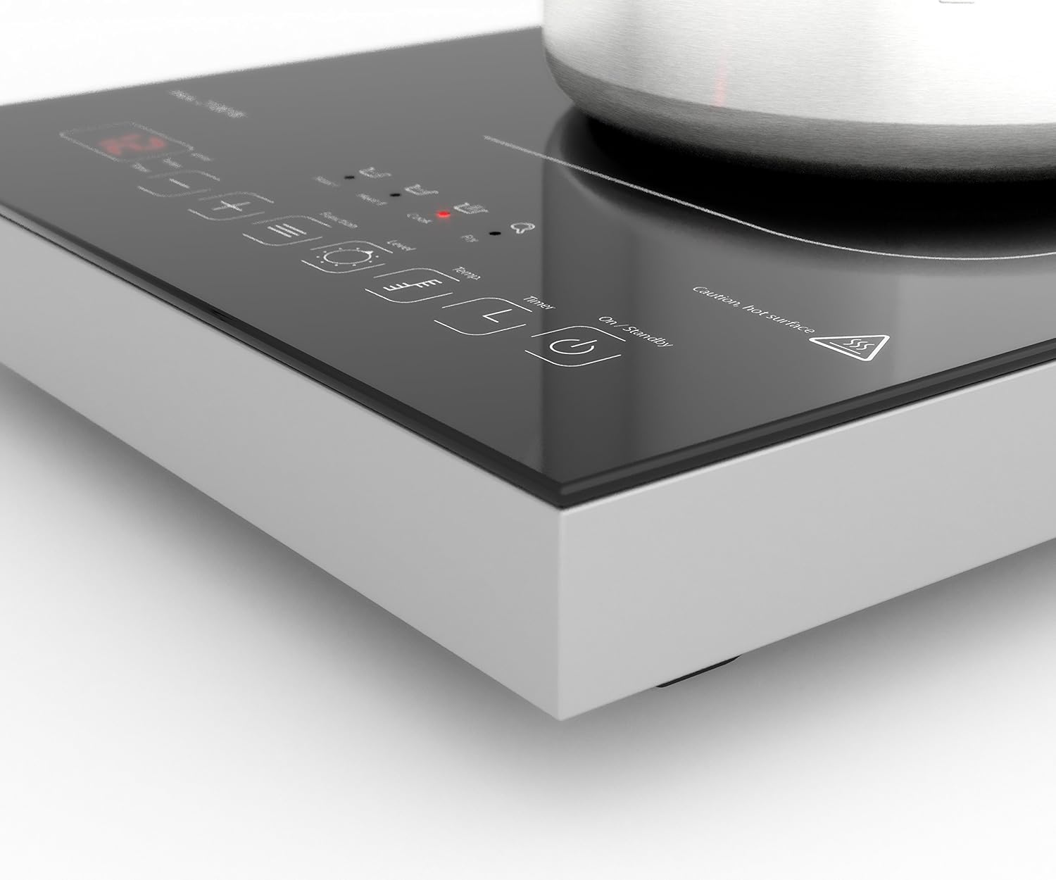 CASO Pro Gourmet 3500 - Mobiles Doppel- Induktionskochfeld, Testsieger Haus & Garten Test, max. 3500 Watt, 60-240°C, 12 Leistungsstufen, für Topfgrößen bis 22cm