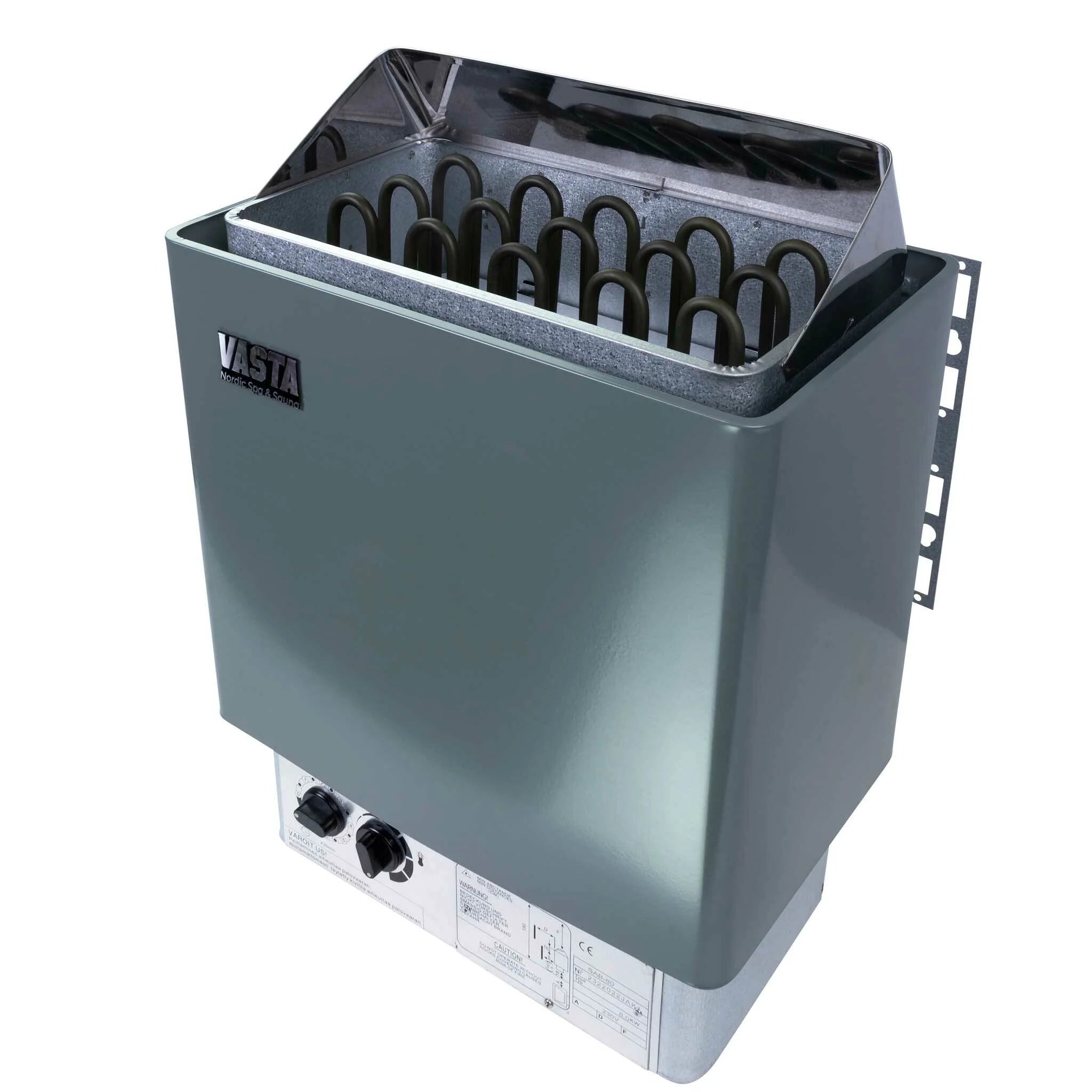 Vasta Stufa elettrica per sauna Spark 8kw, controllo fisso, 7-12m3
