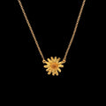 Collana con ciondolo a stella gialla
