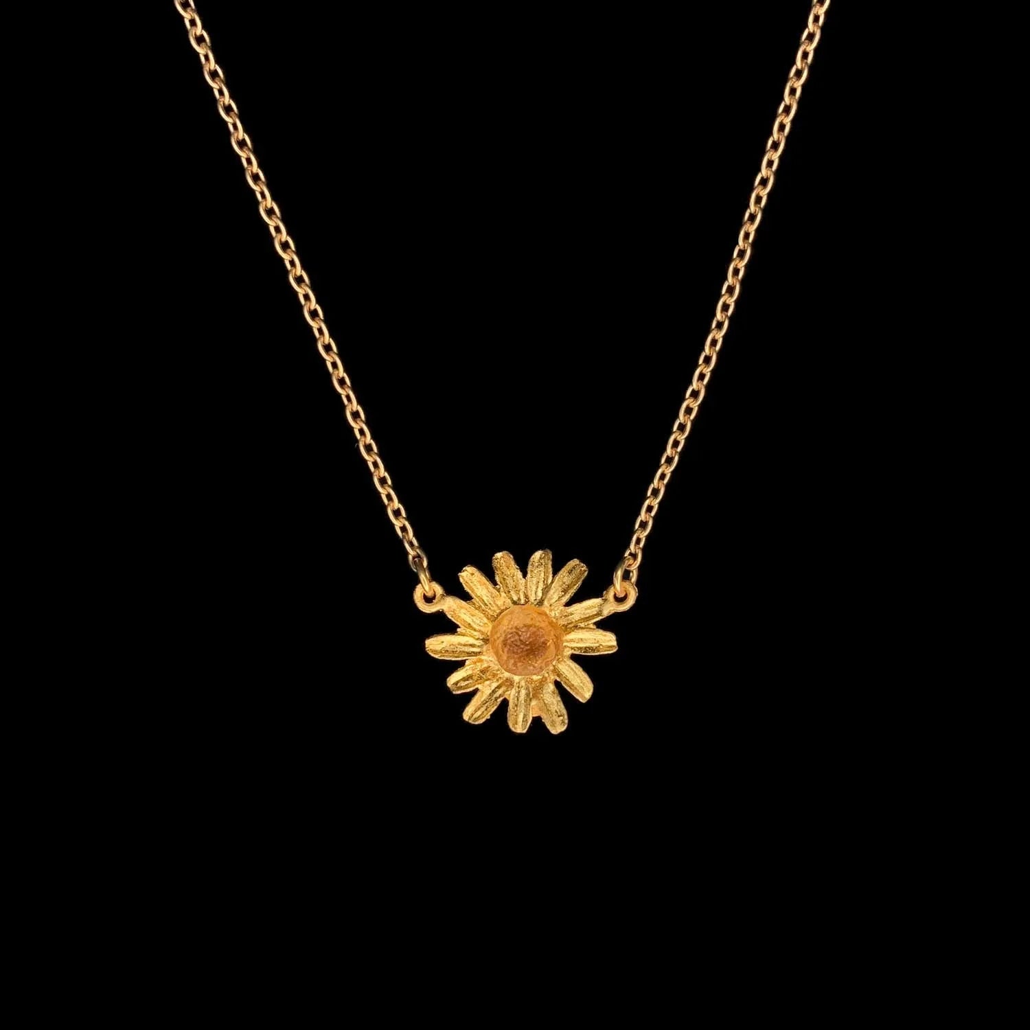 Collana con ciondolo a stella gialla