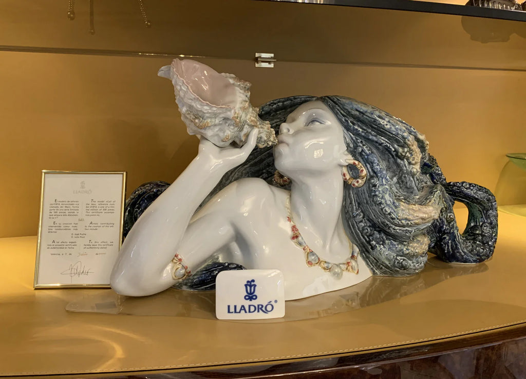 Scultura Lladró "Il richiamo del mare", porcellana. Edizione limitata, numero 282/500