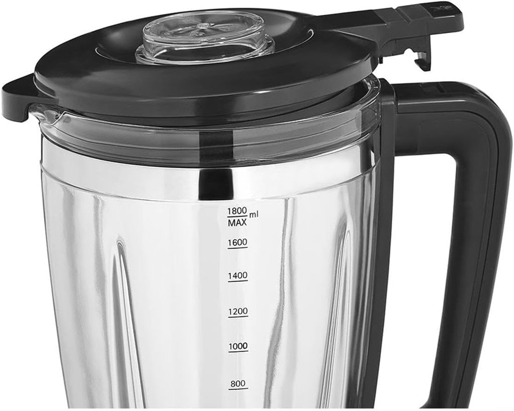 WMF Kult Pro Frullatore, 25.000 giri/min, 1.400 Watt, caraffa in vetro 1,8 l, frullatore ad alte prestazioni, funzione smoothie, tritaghiaccio e intervallo
