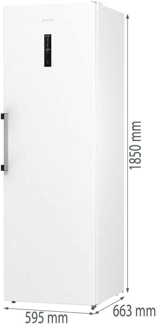 Gorenje FN 619 DAXL6 Congelatore/NoFrost/Compressore Inverter/FastFreeze/Display LED / 280 Litri/ 185 cm/Classe energetica D/acciaio inox