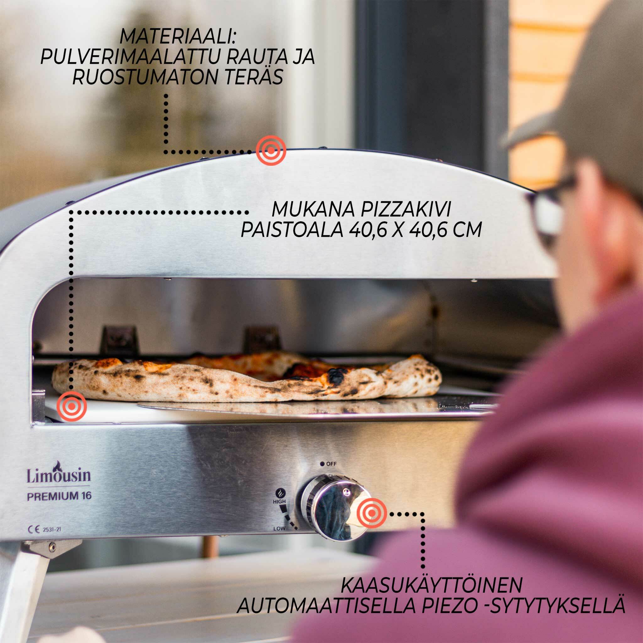 Limousin Forno per pizza Premium 16