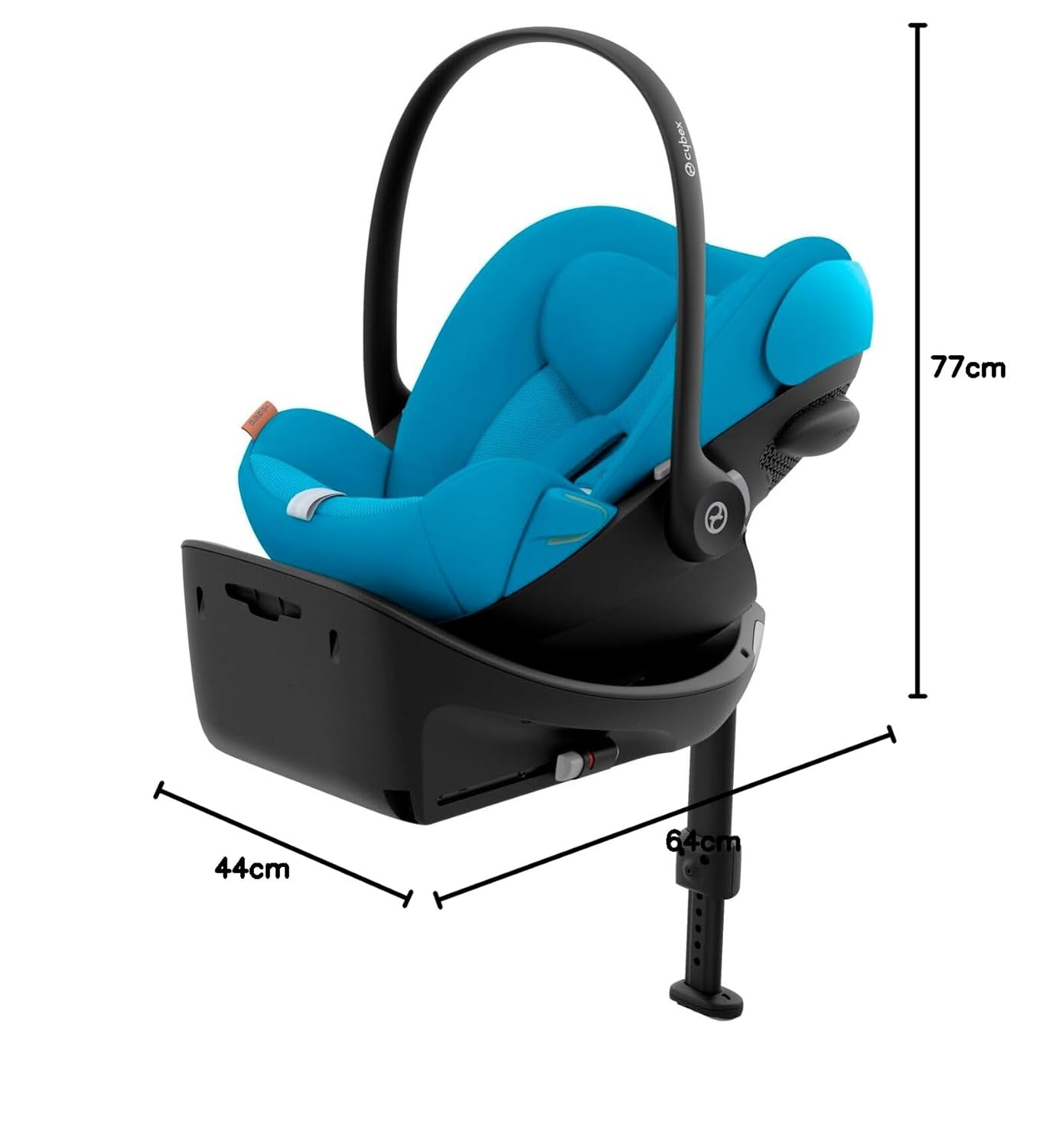 CYBEX Gold Base ISOFIX, Base G, Per seggiolino auto Cloud G i-Size e seggiolino auto Sirona G i-Size, Nero