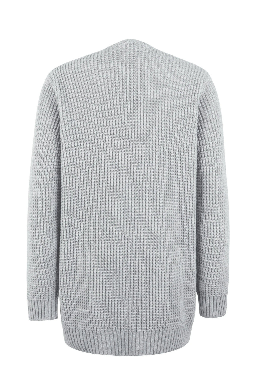 Cardigan lavorato a maglia a maniche lunghe da donna