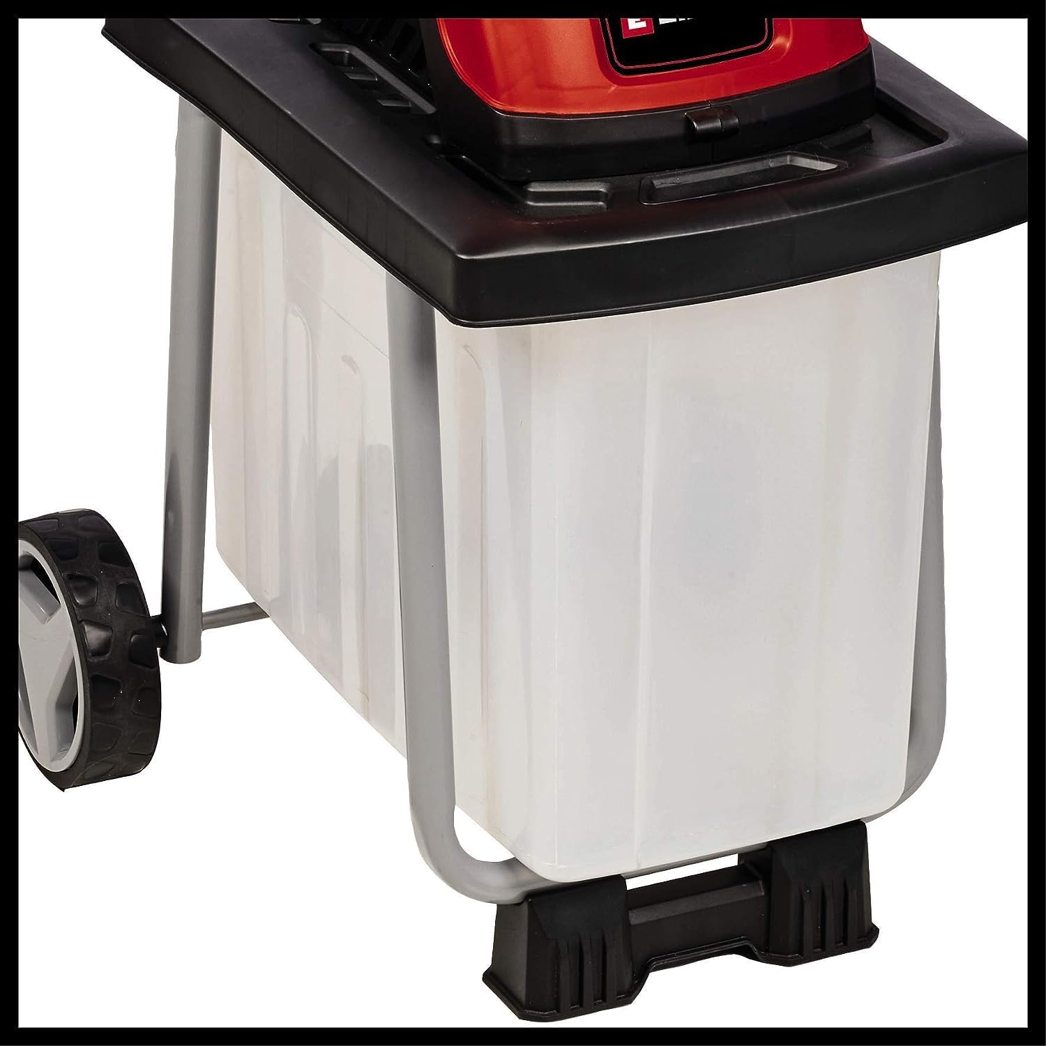 Einhell Elektro-Messerhäcksler GC-KS 2540 CB (2.500 W, max. 40 mm Aststärke, 2 Wendemesser aus Stahl, 55 L Fangbox, Transportgriff, Stopfer)