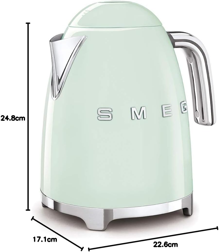 Smeg, 2x2 TSF01CREU - Tostapane, 2 scomparti per 2 fette, 6 livelli di doratura, funzione riscaldamento, funzione scongelamento e bagel, vassoio raccoglibriciole, 950W, Crema