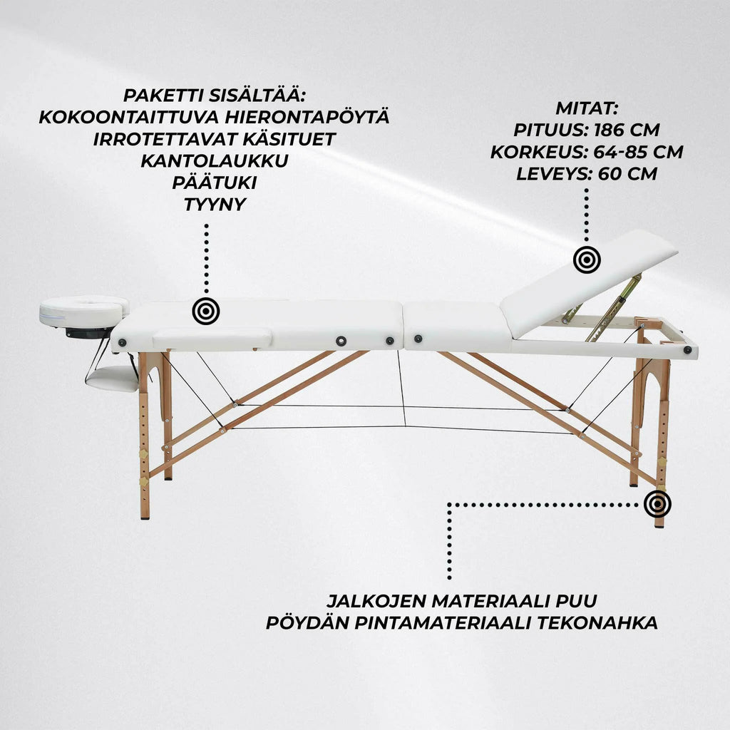 React Massageliege P300 Wei