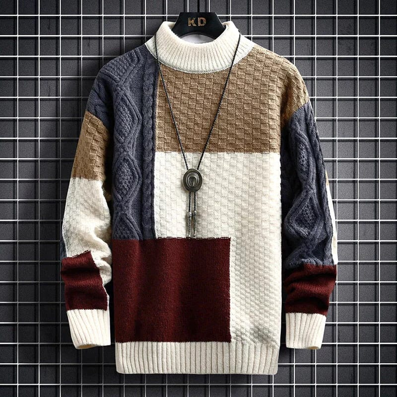 Schildkrten-Strickpullover für Herren