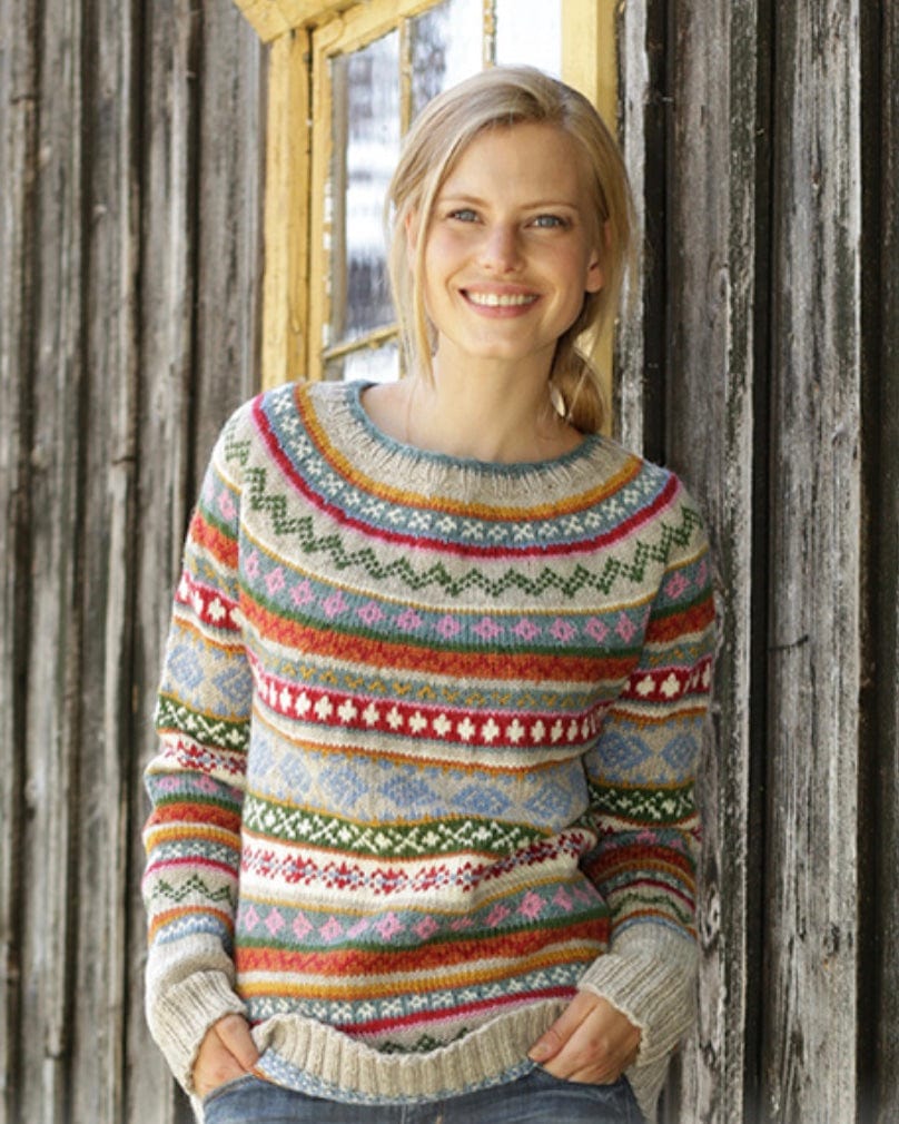 Maglione colorato da donna