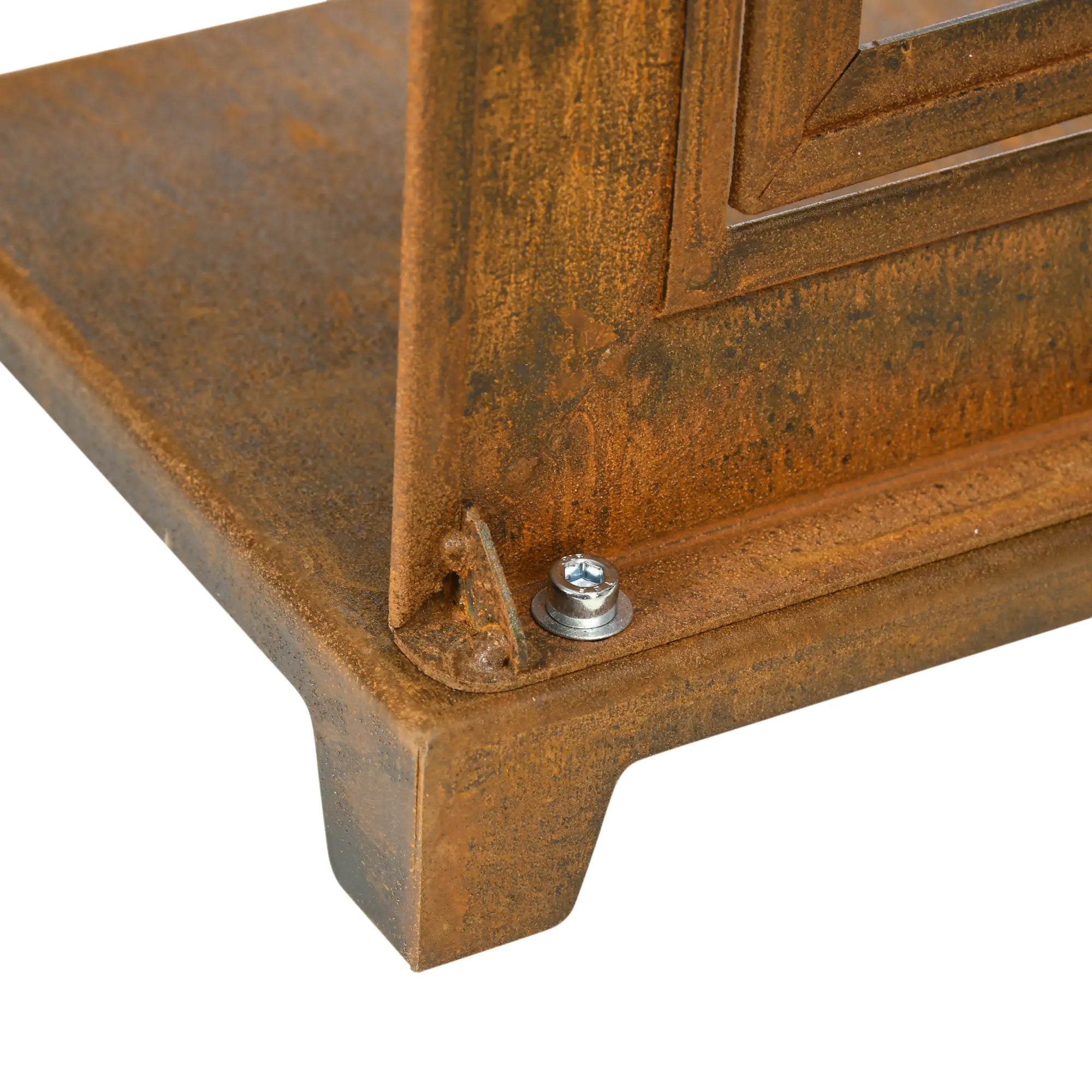Outsunny Cornice finestra in stile vintage, resistente alle intemperie, decorazione da parete