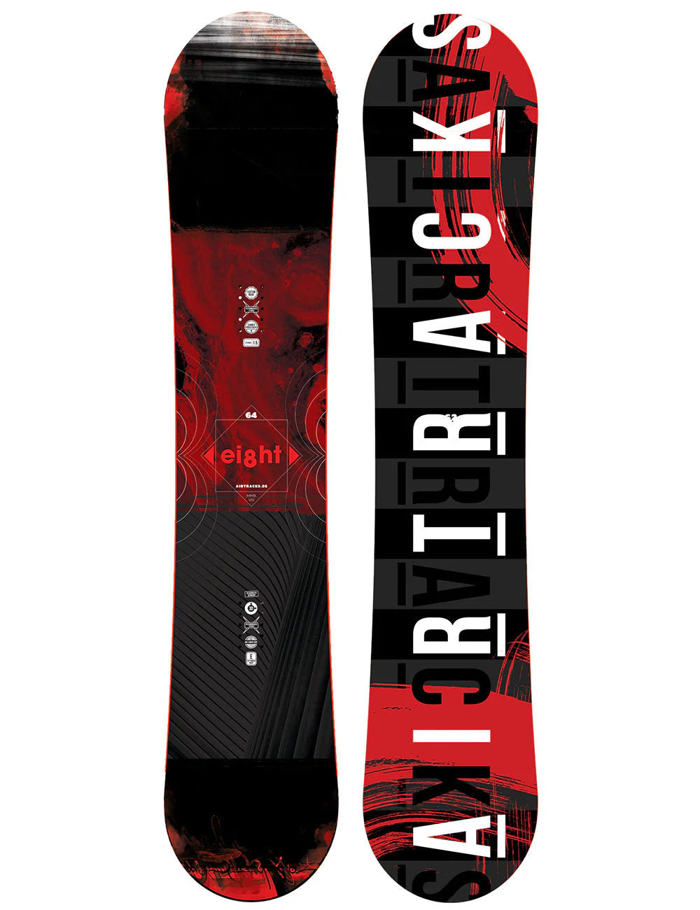 Herren Snowboard Eight Hybrid Rocker Wide Setprodukt
