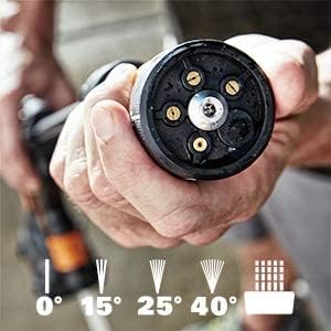WORX 18V(20V MAX) Akku Mobiler Hochdruckreiniger Hydroshot WG620E.4, 2,0Ah, Powershare, Multi-Sprühdüse, Lange Lanze, 6m Schlauch, Akku & Schellladegerät