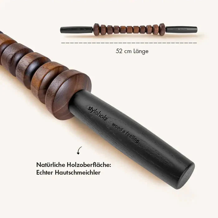 styleholz Faszienstab Woodstick Flex
