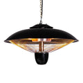Fornorth Heizstrahler Riscaldatore da soffitto Deluxe 2000W telecomando, nero