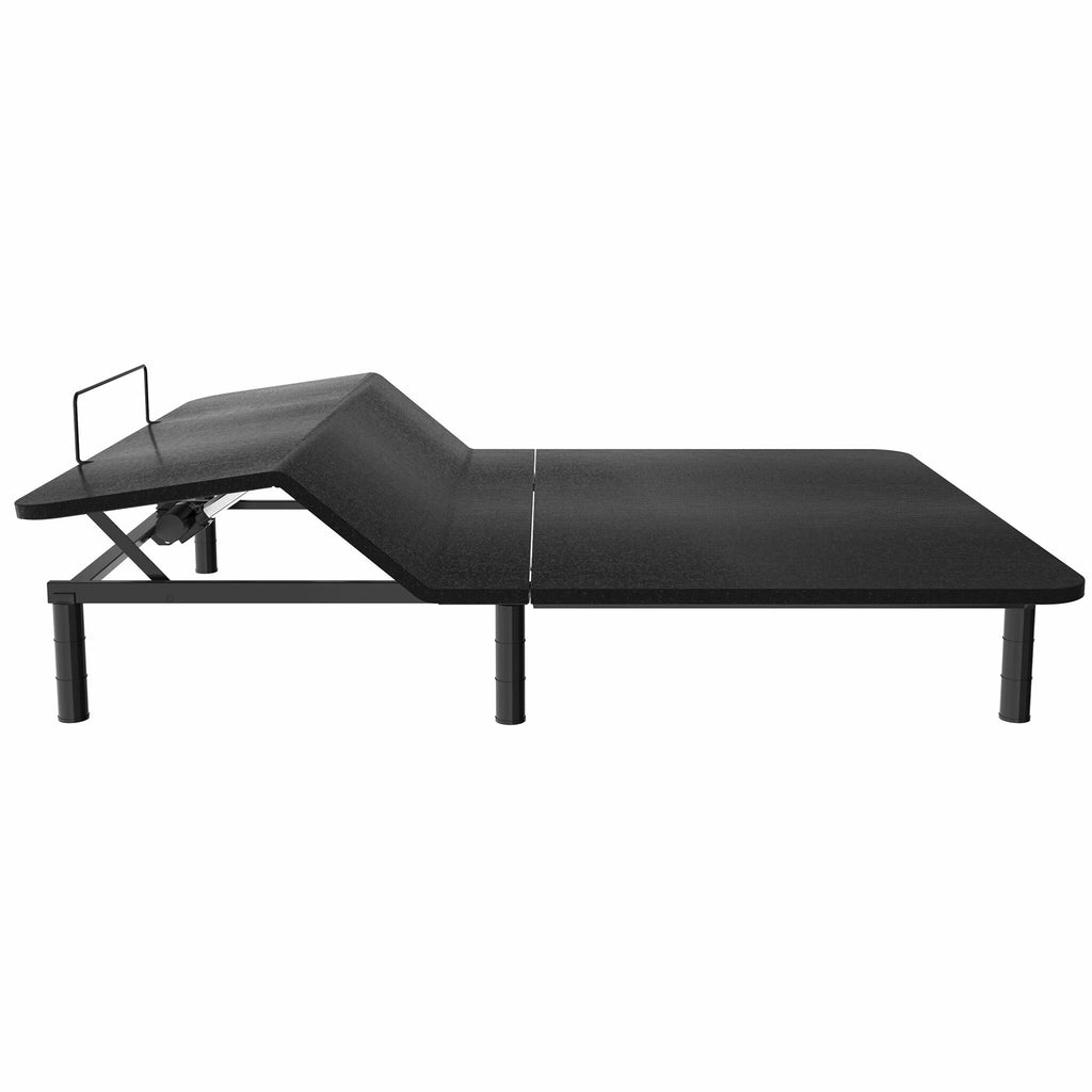 Lykke Verstellbar Bett Nordic Deluxe 90x200cm, schwarz