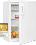 Exquisit Frigorifero senza scomparto congelatore, 133 litri, frigorifero a tutta capacità a libera installazione, cerniera porta reversibile, KS516-V-H-010D bianco