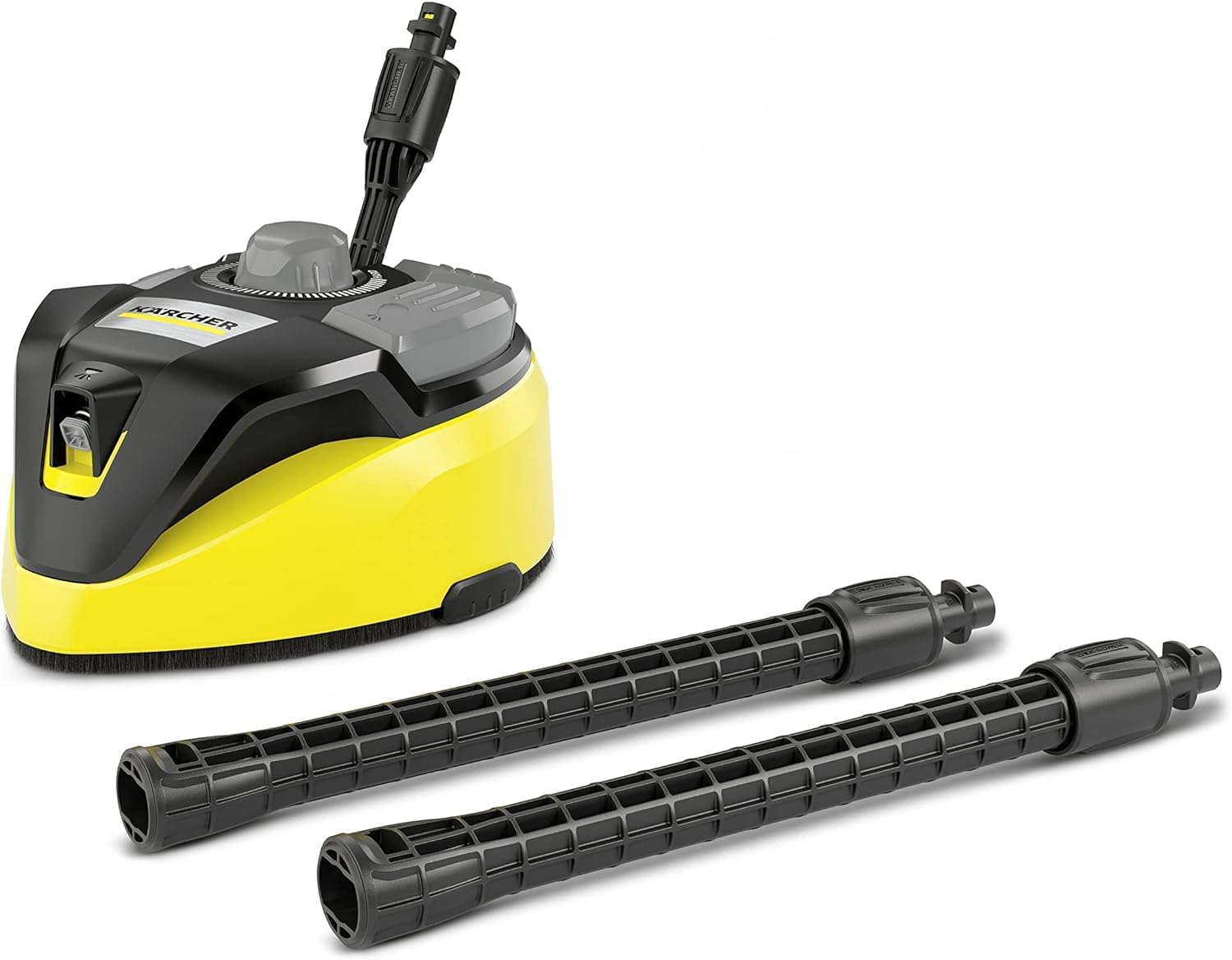 Kärcher T-Racer T 7 Plus detergente per superfici (protezione dagli spruzzi d'acqua, per grandi superfici, due ugelli a getto piatto, impugnatura per lavorare in verticale, ugello di potenza, ugello di risciacquo)