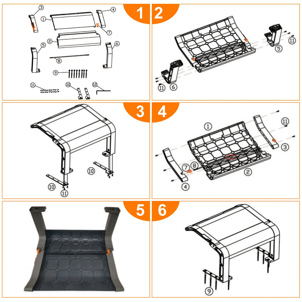 Sonnewelt Garage Pieghevole per Tosaerba