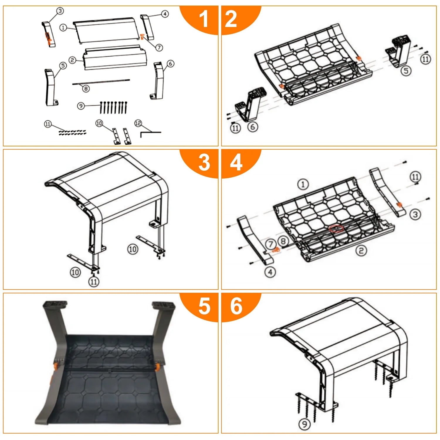 Sonnewelt Garage Pieghevole per Tosaerba