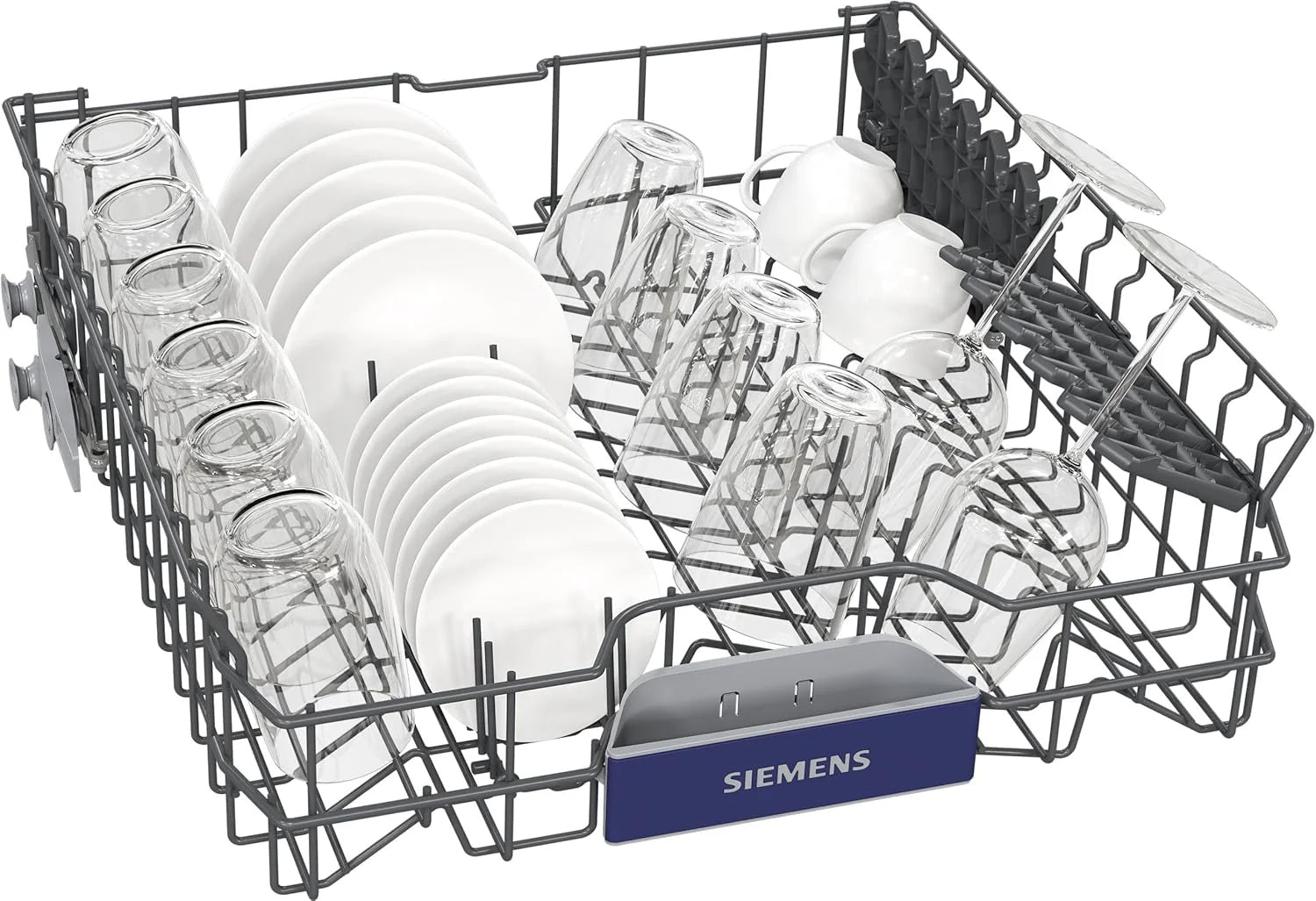 Siemens SN63EX06VE, iQ300 Smarter Lavastoviglie, Lavastoviglie a incasso totale, 60 cm, Cassetto posate, Extra silenziosa, varioSpeed, Apertura automatica porta, Triple rackMatic, infoLight, intensiveZone