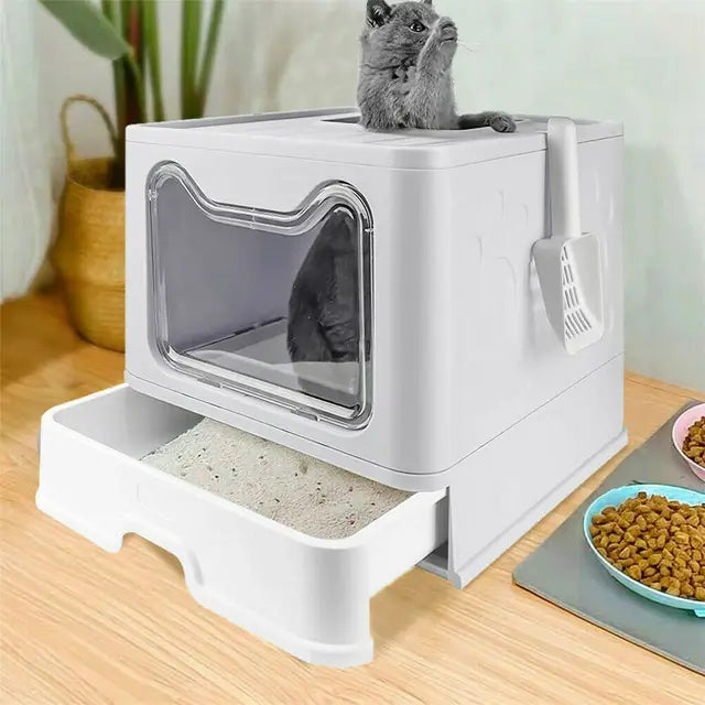 Buster | Komfortable Katzentoilette mit Schaufel