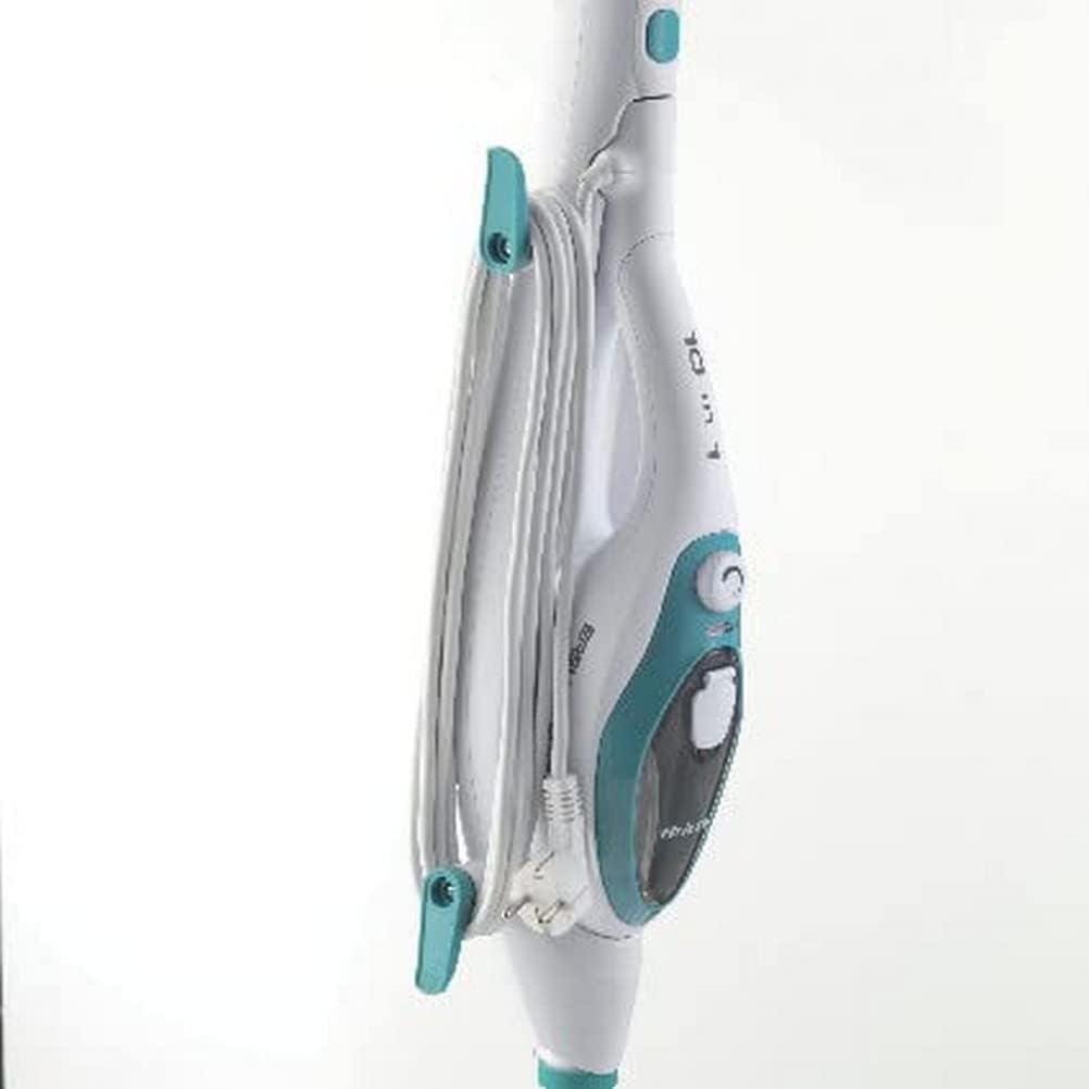 Ariete 4164 Scopa a vapore 10-in-1, 1500W, serbatoio 350cc, elimina fino al 99% dei batteri, per tutti i pavimenti, vapore continuo portatile 18 minuti, autonomia illimitata, bianco