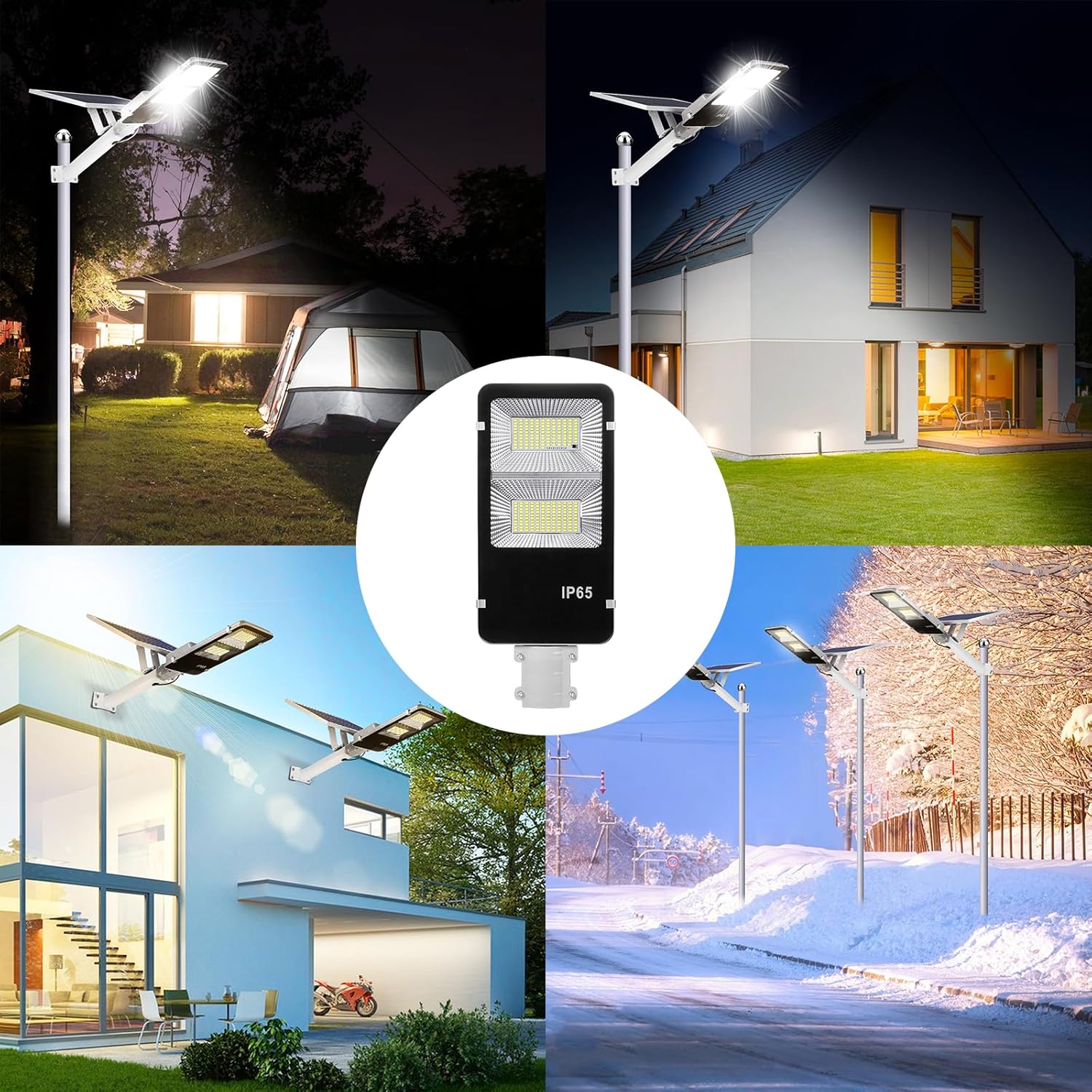 BTTO Solarlampen für Außen mit Fernbedienung,6500K Solar LED Strahler mit 180° Beleuchtungsbereich,IP65 Wasserdichte Dimmbare Solarleuchten Gärten,Wegeleuchten Outdoor für Wand Straße Garage