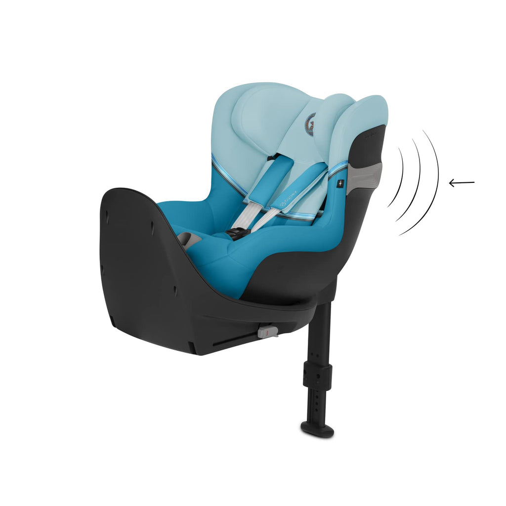 CYBEX Gold Kinder-Autositz Sirona S2 i-Size, Ab ca. 3 Monaten bis 4 Jahren, Max. 18 kg, SensorSafe kompatibel, Granite Black