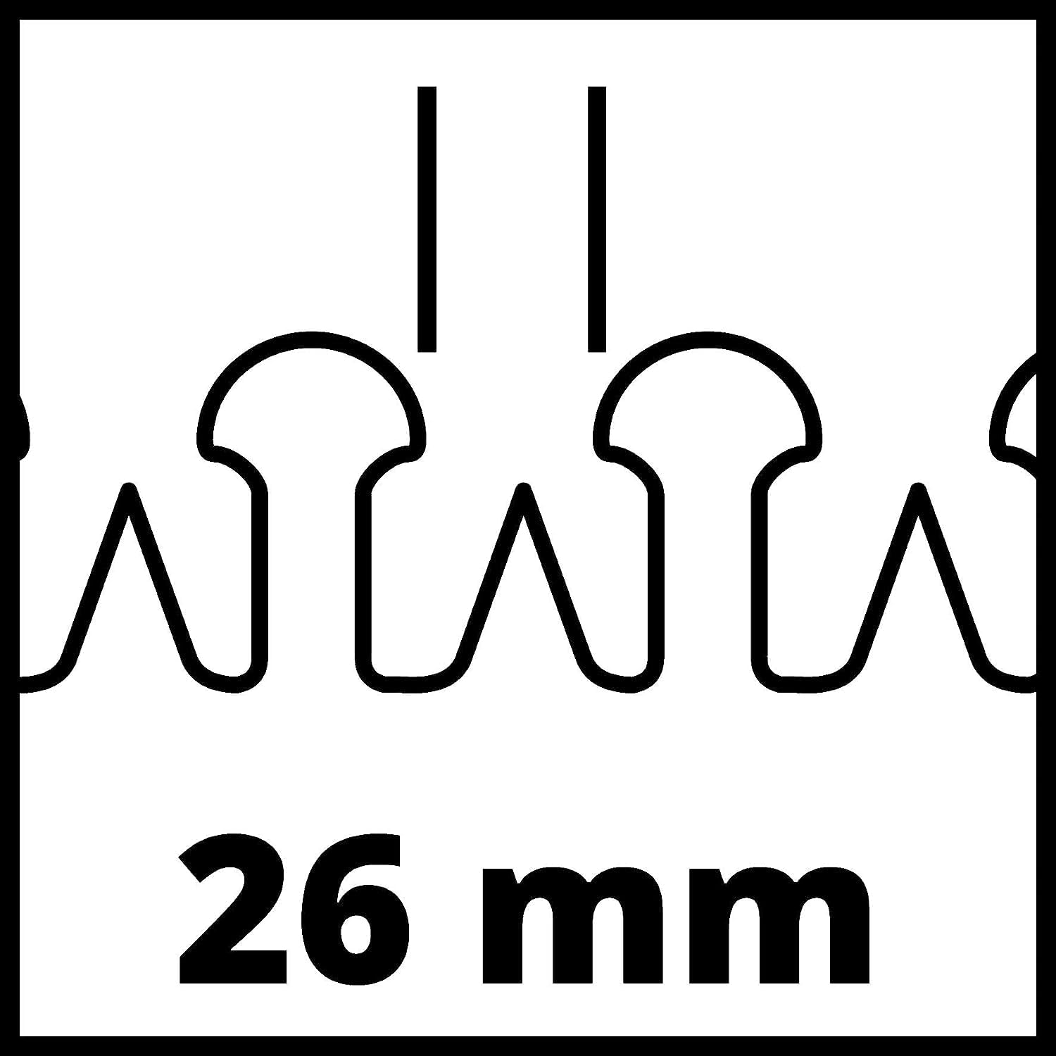Einhell Tagliasiepi Elettrico GC-EH 6055/1 (600 W, 2.800 tagli/min, raccoglierami, fermacavo, impugnatura supplementare, Softgrip, interruttore di sicurezza a due mani)