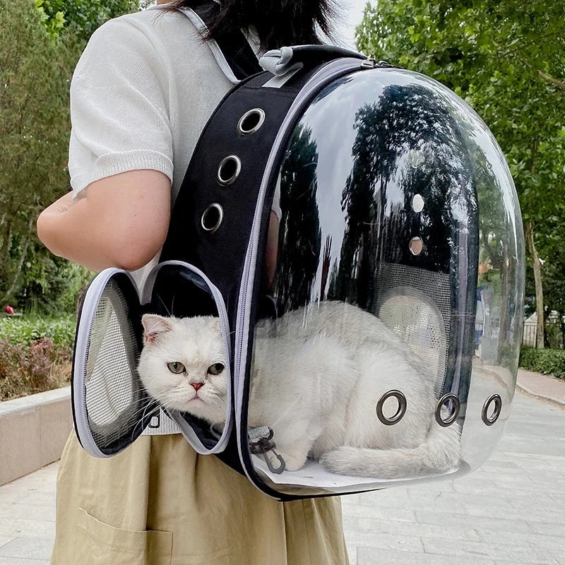 Atmungsaktiver Raumkapsel-Tier-Rucksack für Katzen und Hunde