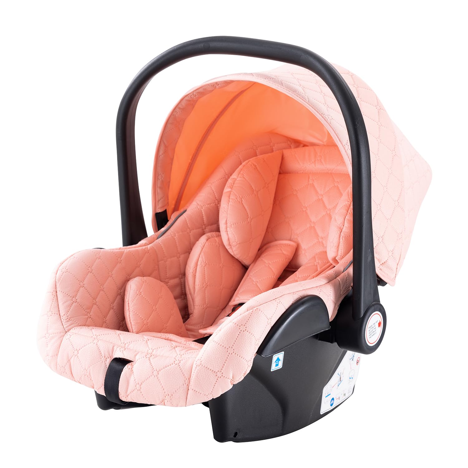 Shineey kinderwagen 3 in 1 Buggy Babybett Komplett Set Einem Klick Zusammenklappbarer Kinderwagen, 3 in 1 KombiKinderwagen Aluminiumrahmen für Neugeborene